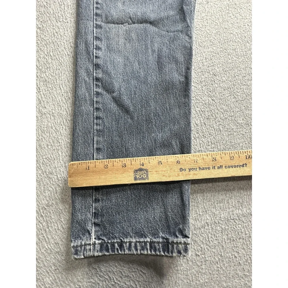 Vintage Gap Jeans Boys 4 Blue‎ Denim Made USA Button Fly Tapered Leg 90s 80s